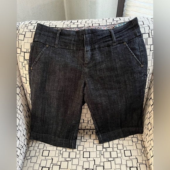 EUC dressy casual denim Bermuda shorts BOOM BOOM Jeans 9 - Picture 2 of 7